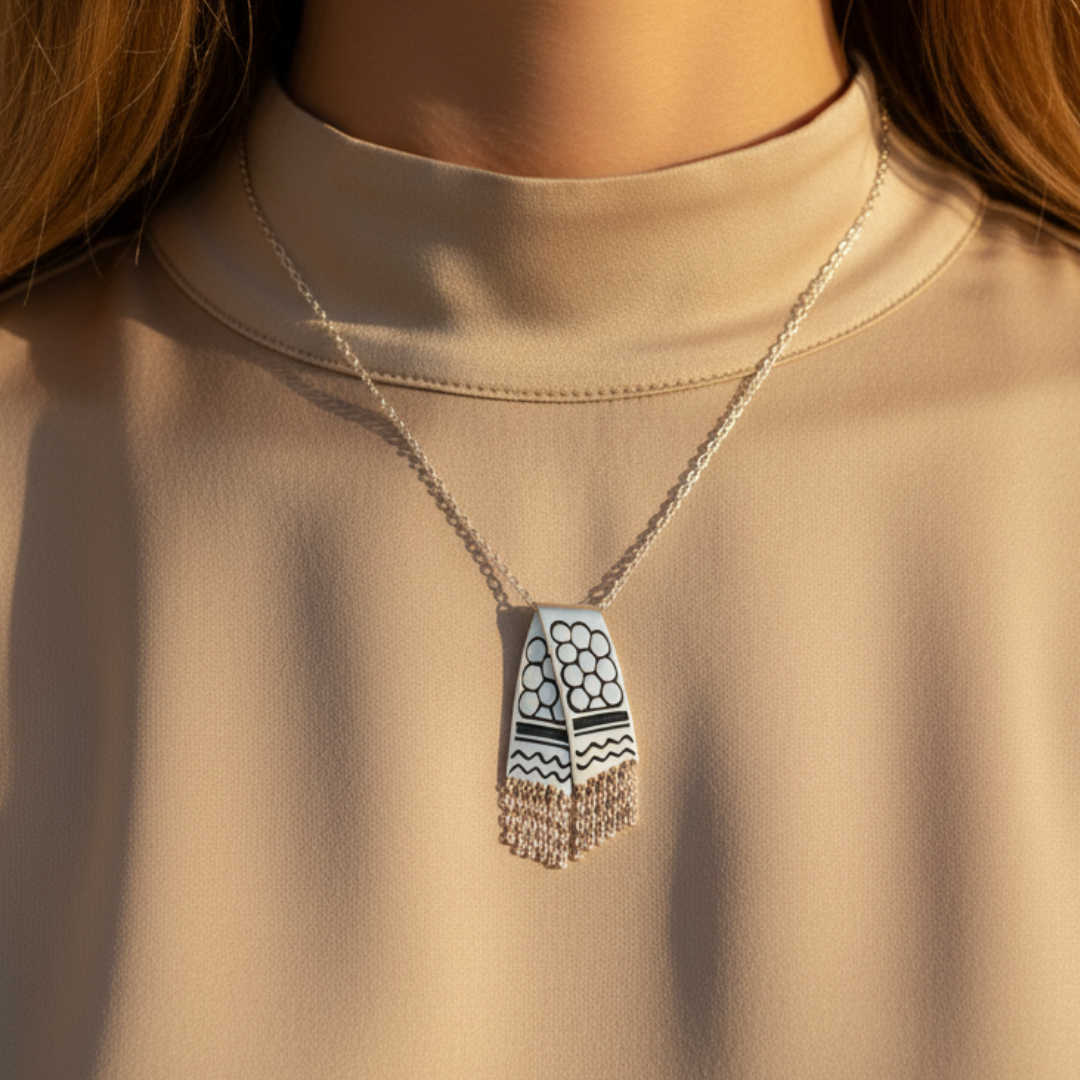Barakah Classic Keffiyeh Necklace