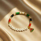 Barakah Palestine Gold Bead Bracelet