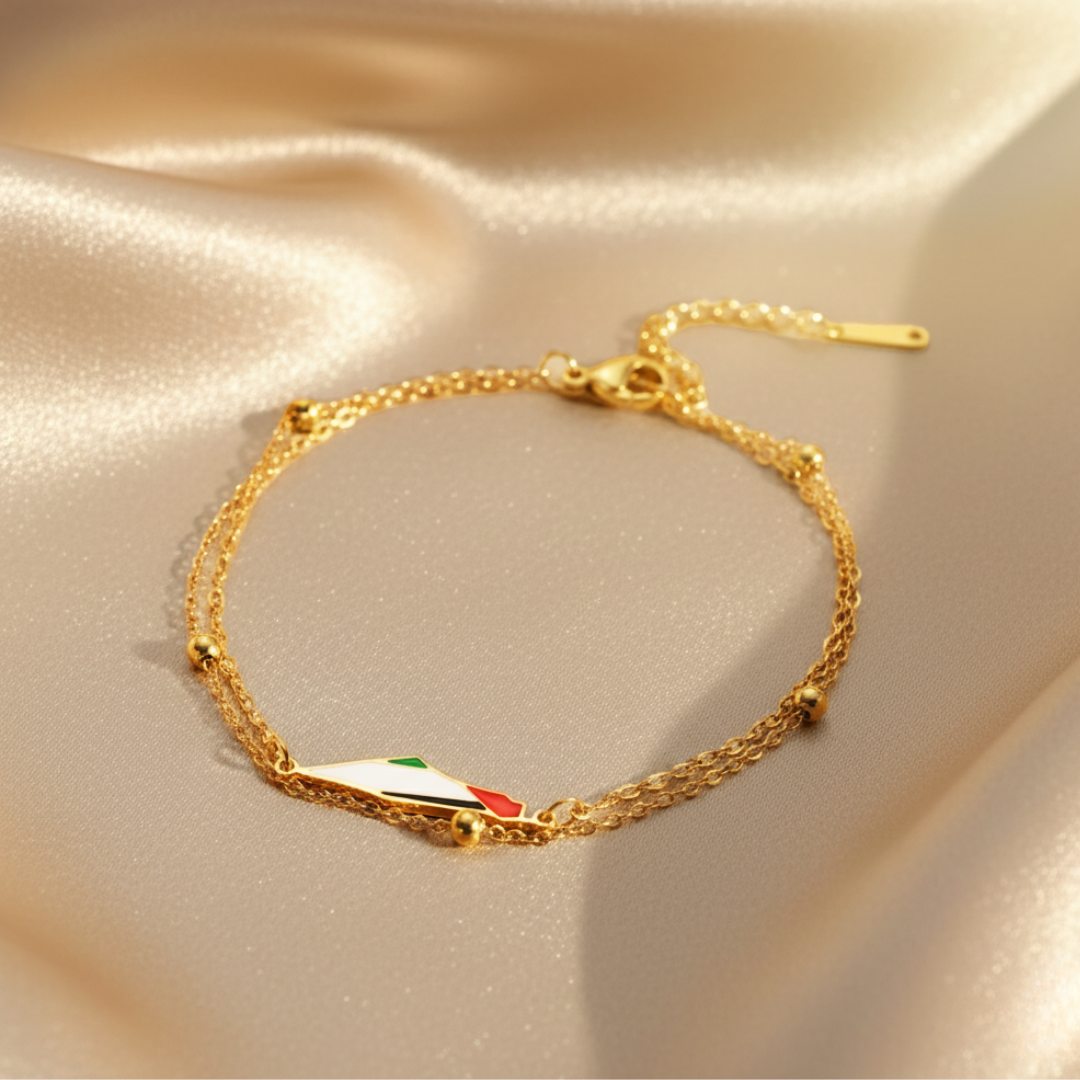 Barakah Palestine Map Bracelet