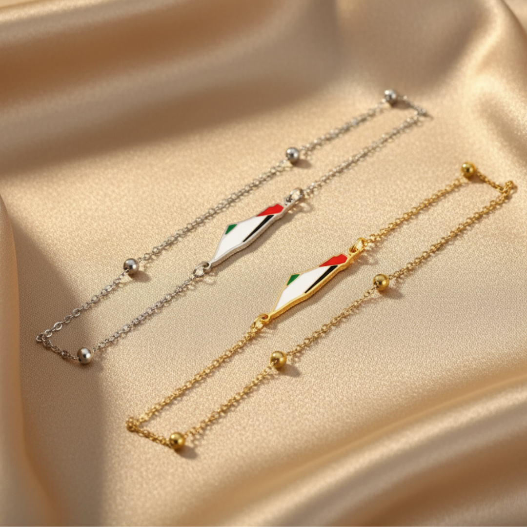 Barakah Palestine Map Bracelet