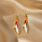 Barakah Palestine Map Earrings