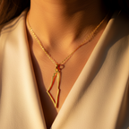 Barakah Palestine Map Necklace
