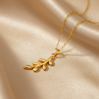 Barakah Palestine Olive Branch Necklace