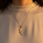 Barakah Palestine Olive Branch Necklace