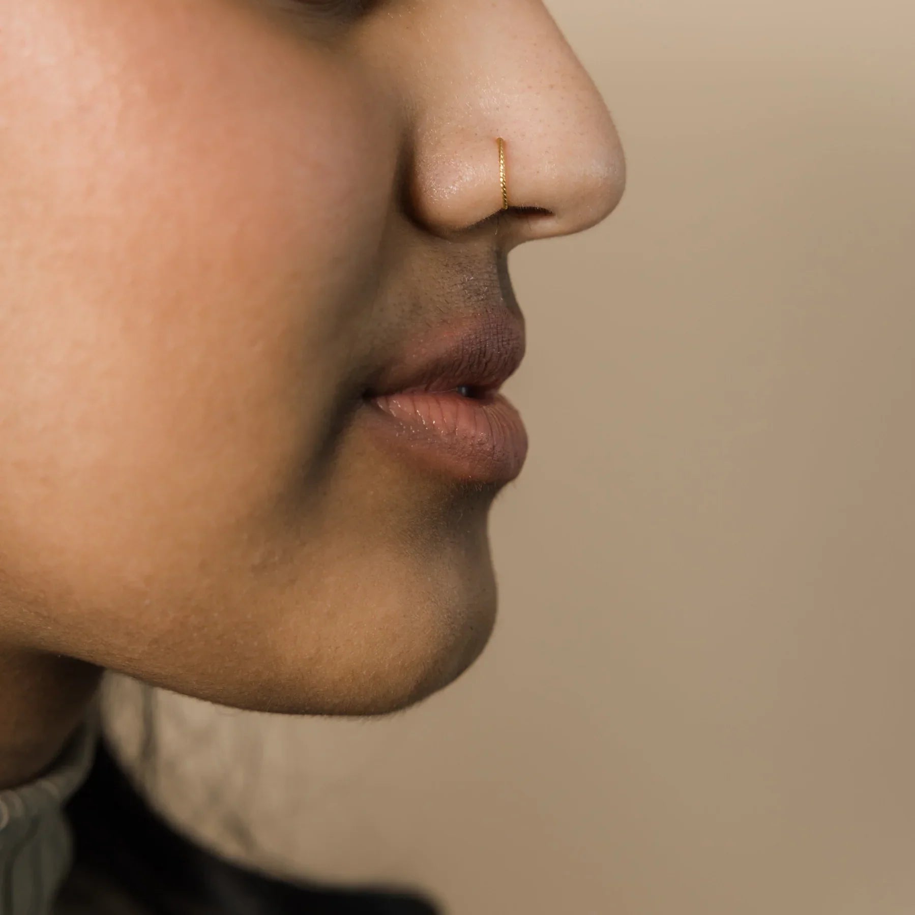 Barakah Eterna Twirl Nose Hoop
