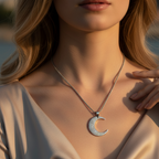 Barakah Celestia Crescent Necklace