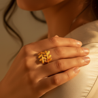 Barakah Palestine Olive Leaf Ring
