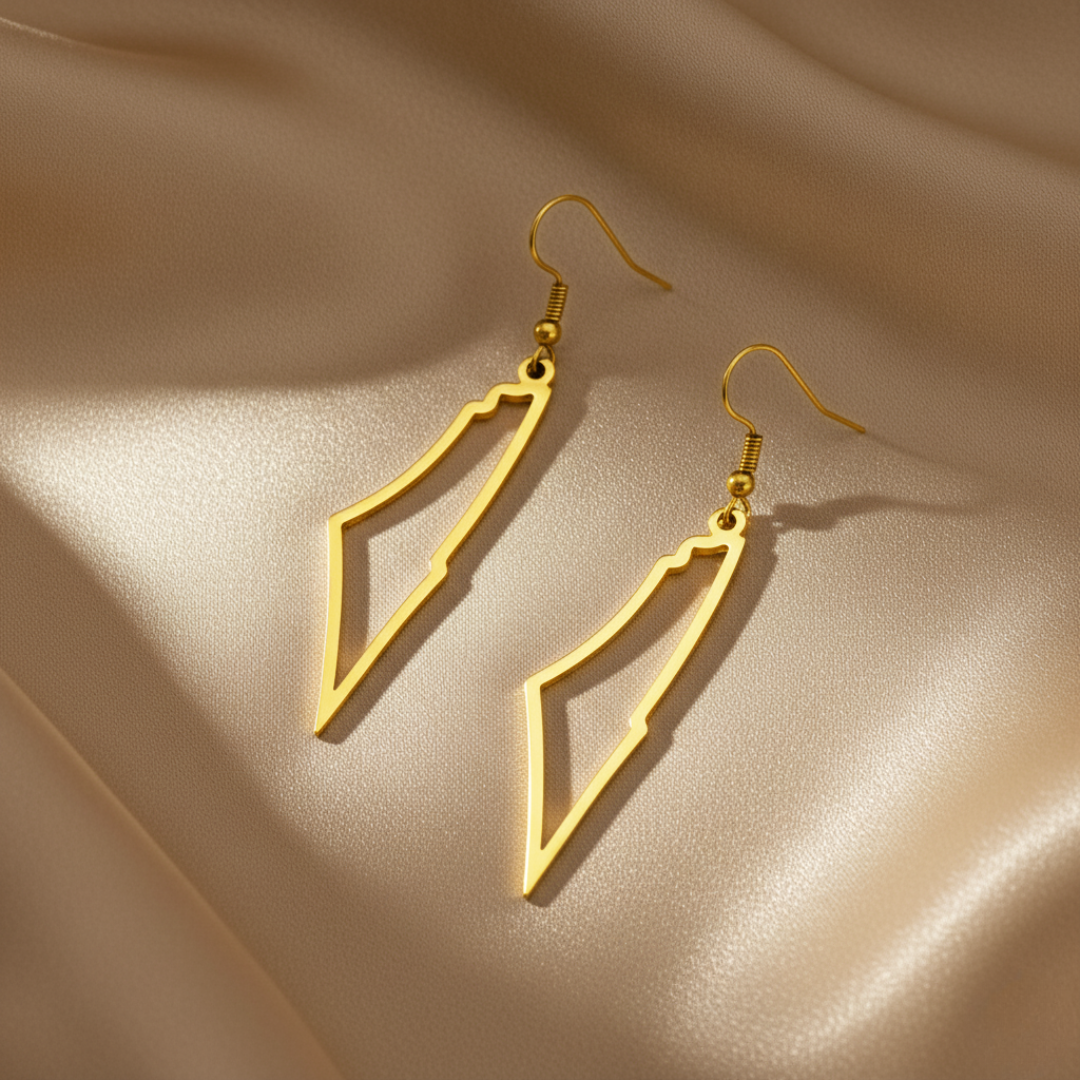 Barakah Palestine Outline Earrings