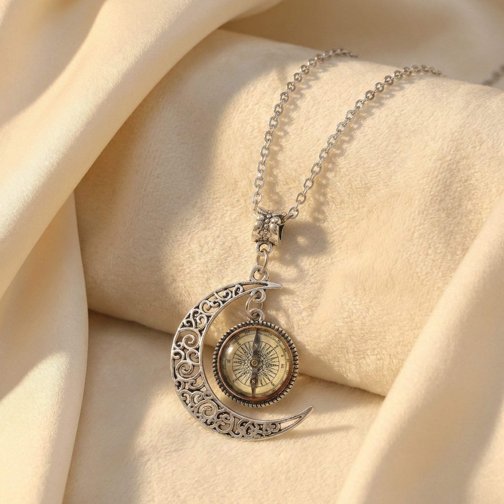 Barakah Noor Crescent Necklace