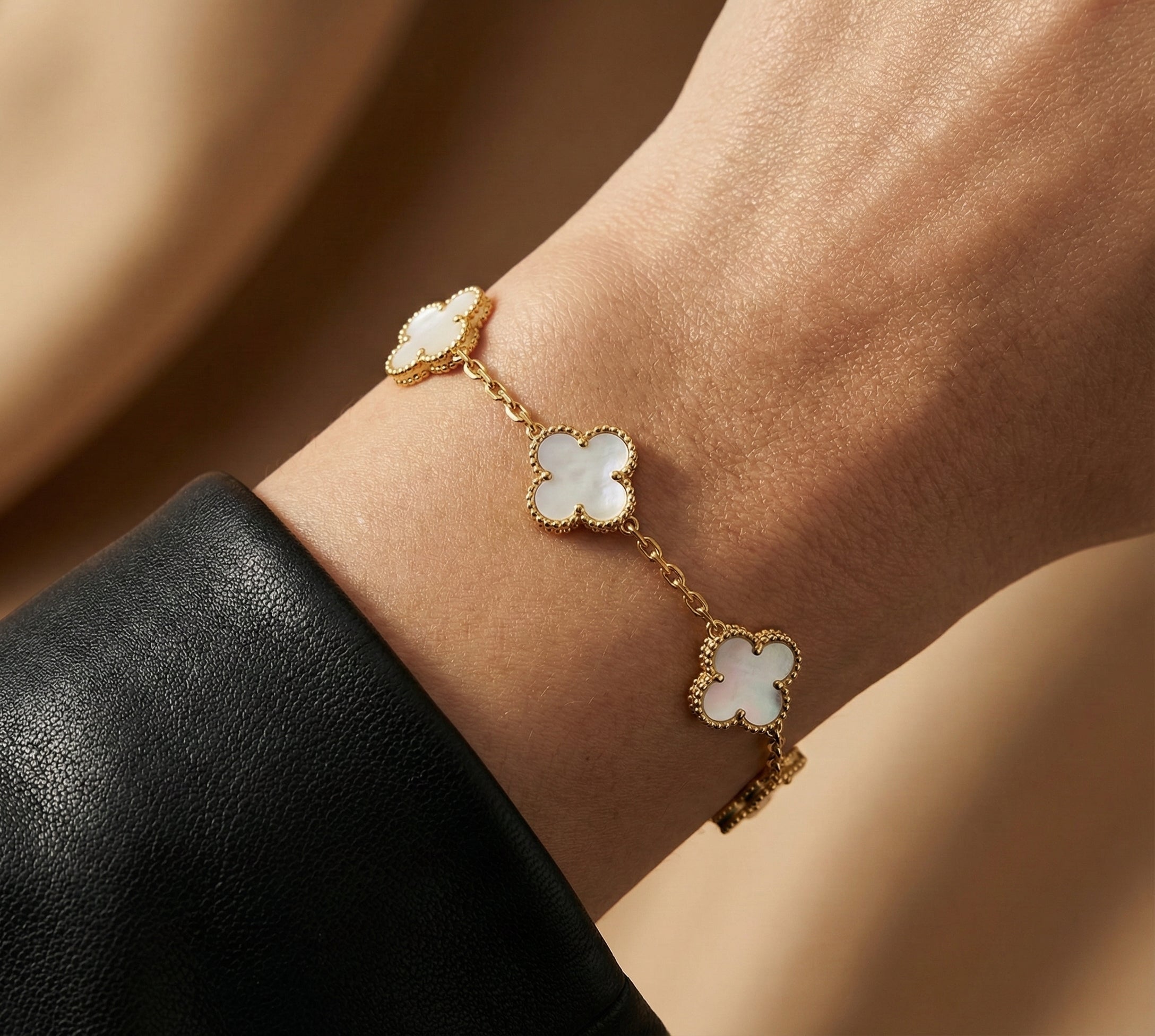 White Clover Bracelet
