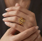 Barakah Palestine Olive Leaf Ring