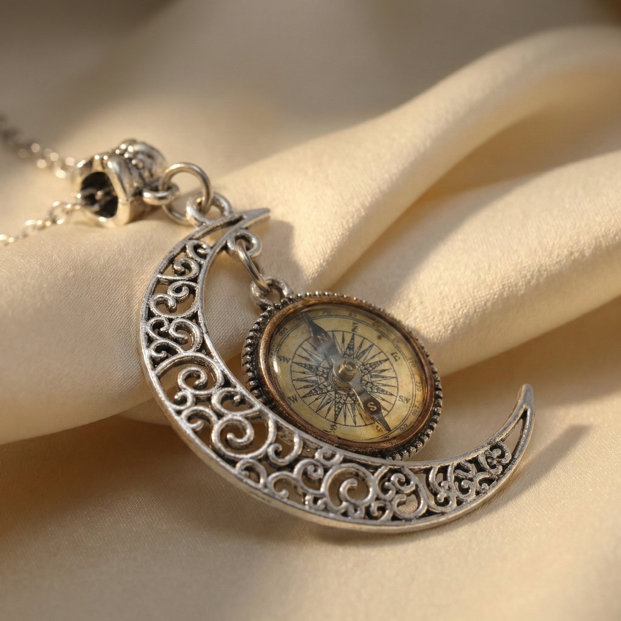 Barakah Noor Crescent Necklace