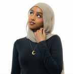Hardship & Ease Crescent Necklace