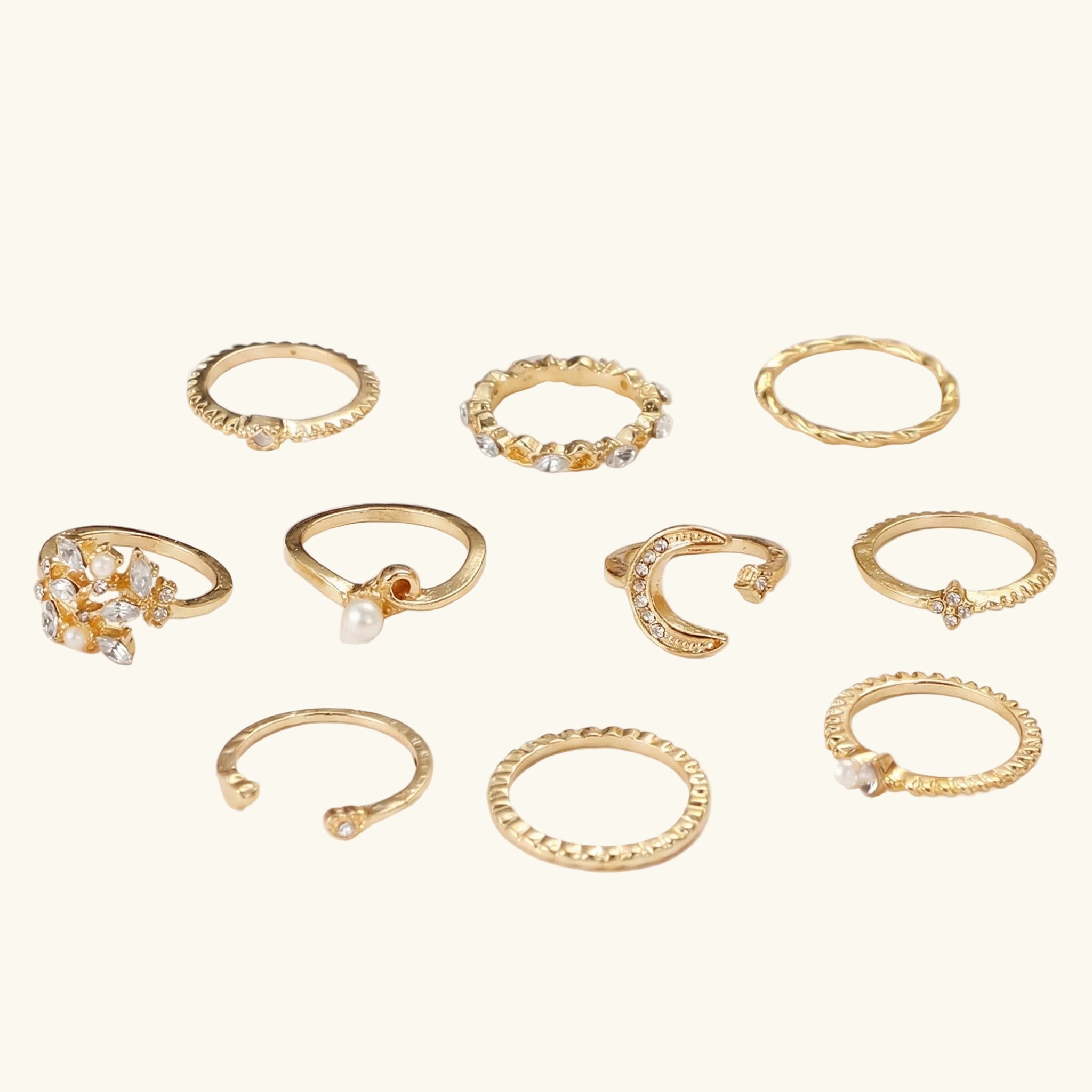 Barakah Layali Moonlight Ring Set