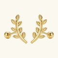 Barakah Sakinah Leaf Earrings