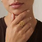 Barakah Palestine Olive Leaf Ring