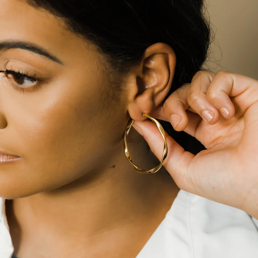 Barakah Hiba Hoop Earrings