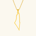 Barakah Palestine Map Necklace