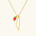 Barakah Palestine Charm Necklace