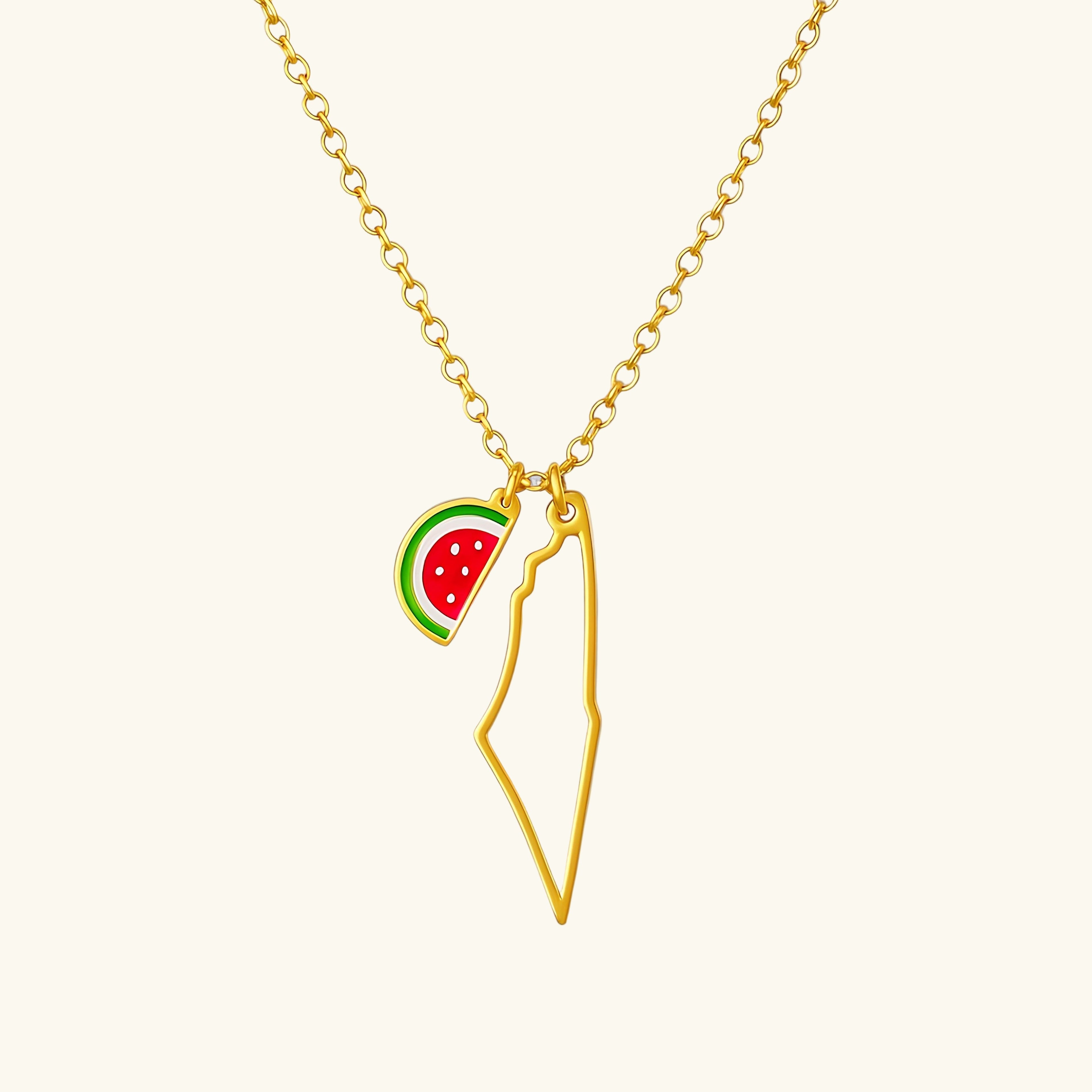 Barakah Palestine Charm Necklace