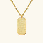 Ayatul Kursi Tag Necklace