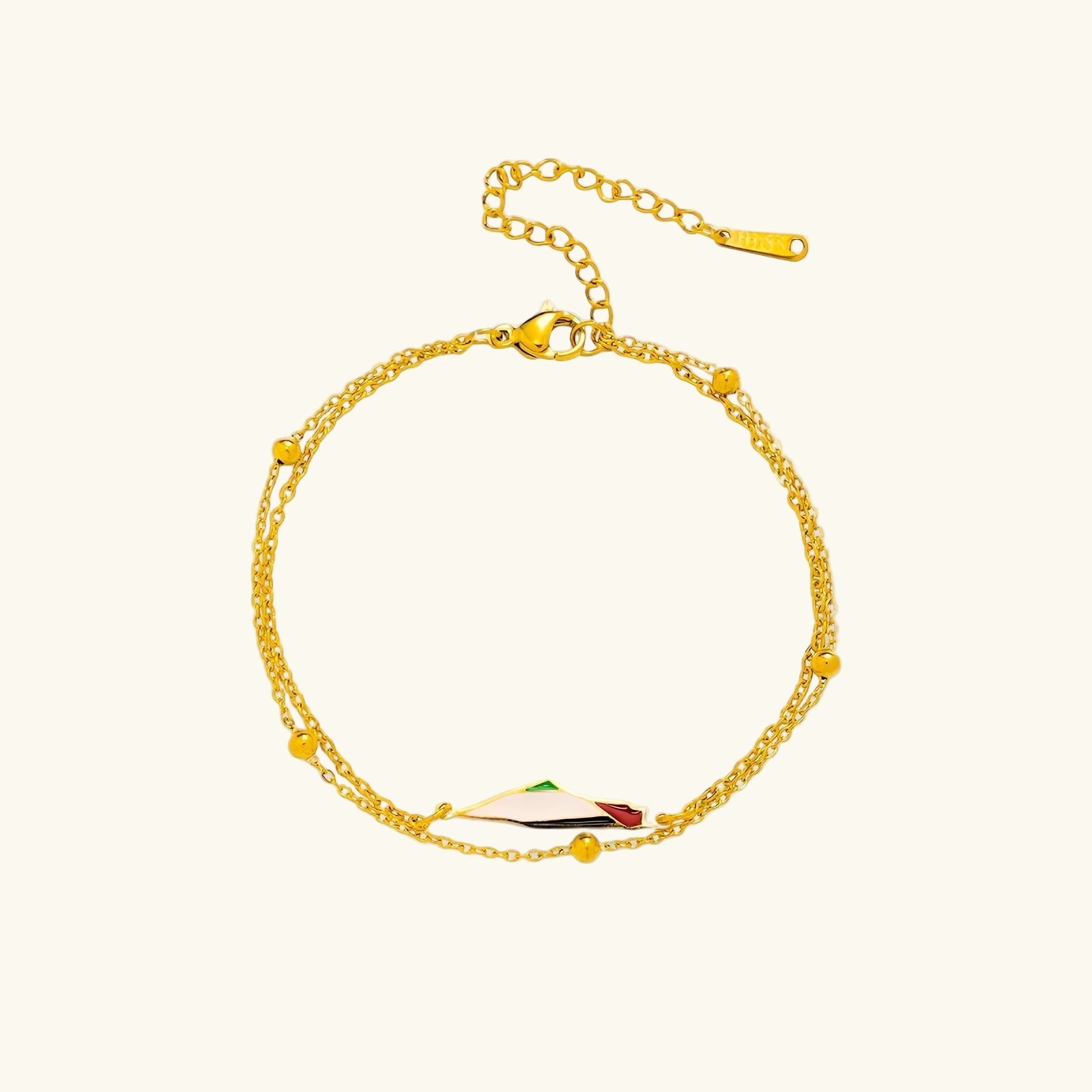 Barakah Palestine Map Bracelet