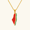 Barakah Palestine Watermelon Necklace
