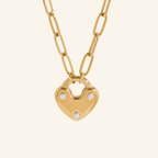 Amana Heart Lock Pendant VIP