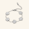 Silver Clover Bracelet