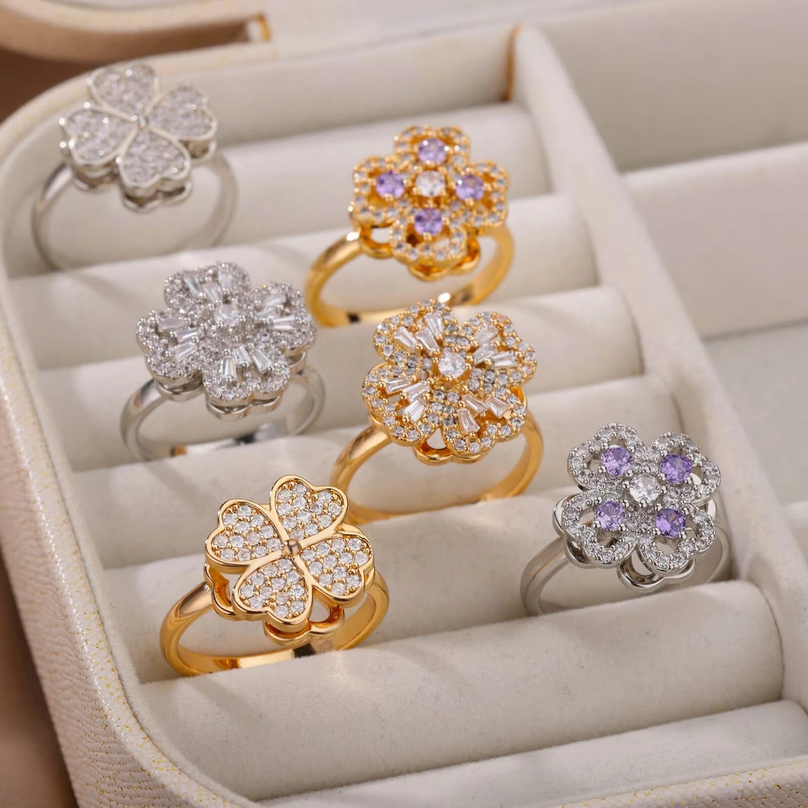 Barakah Aisha Clover Ring